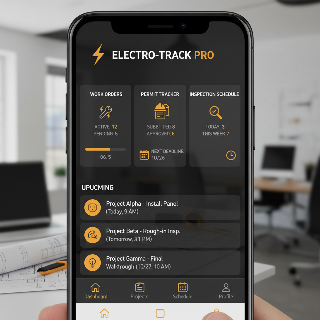 Electrician Hub app preview