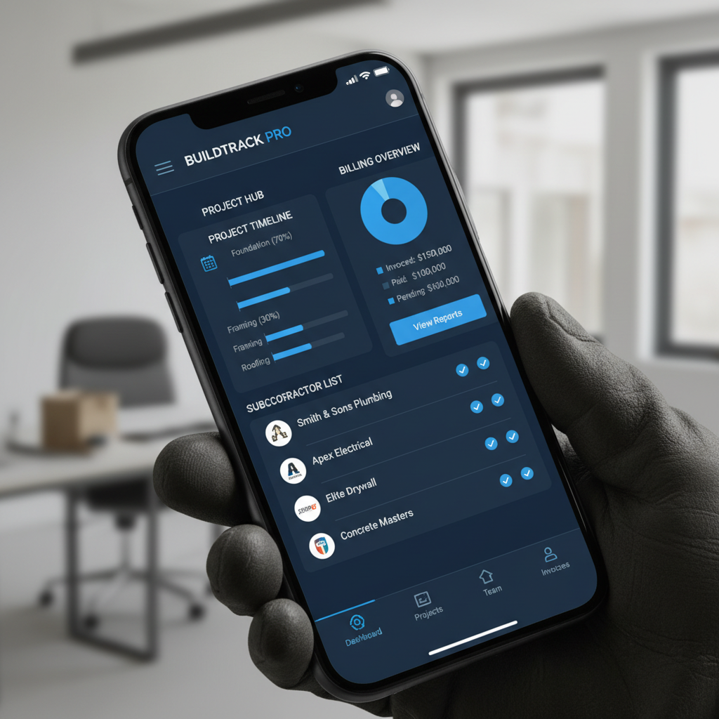 General Contractor app preview