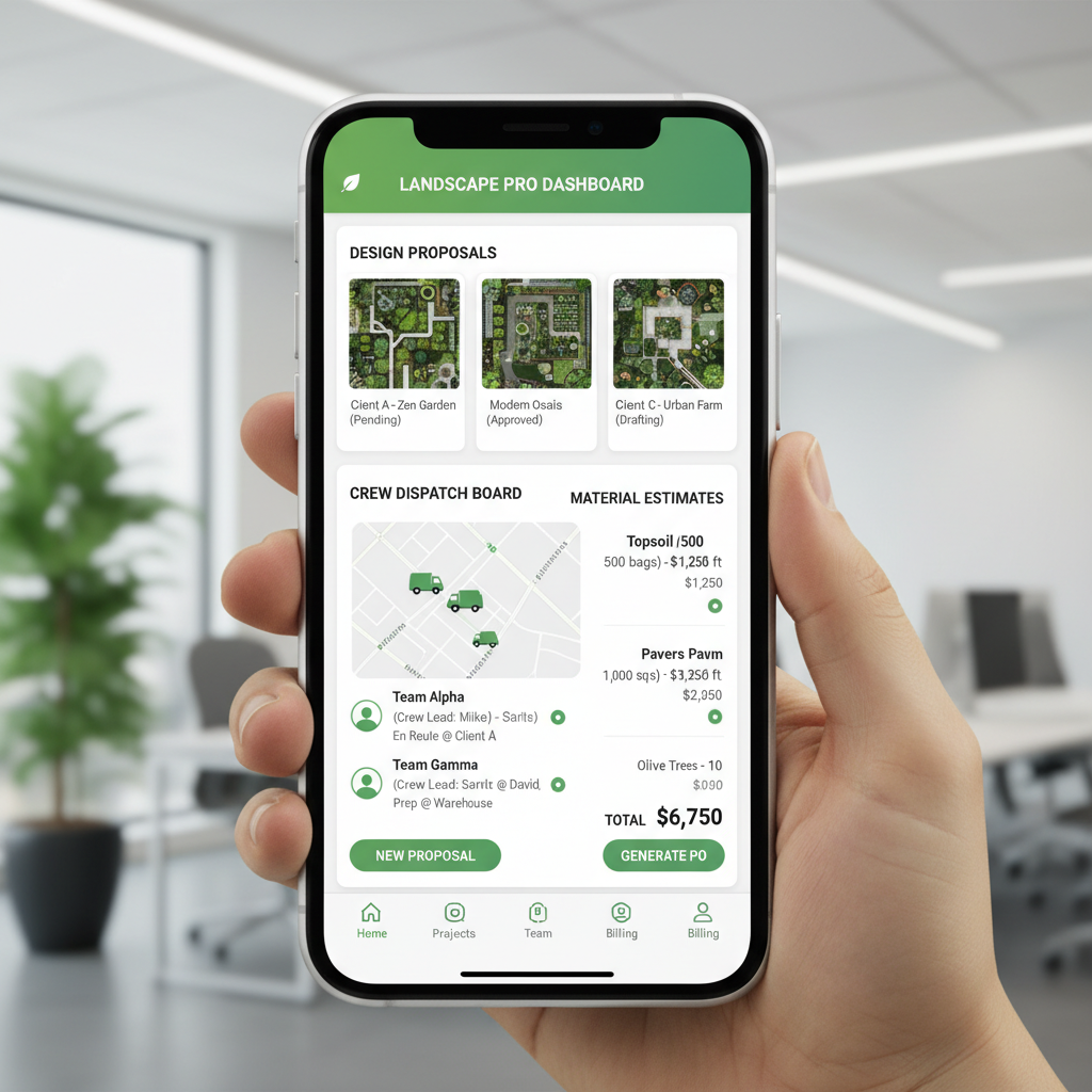 Landscaping Pro app preview