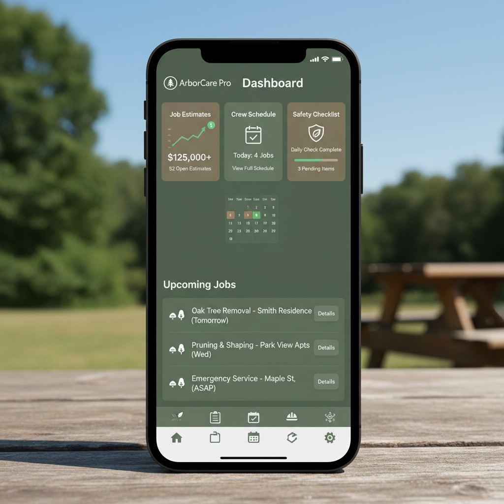 Tree Care Manager app preview
